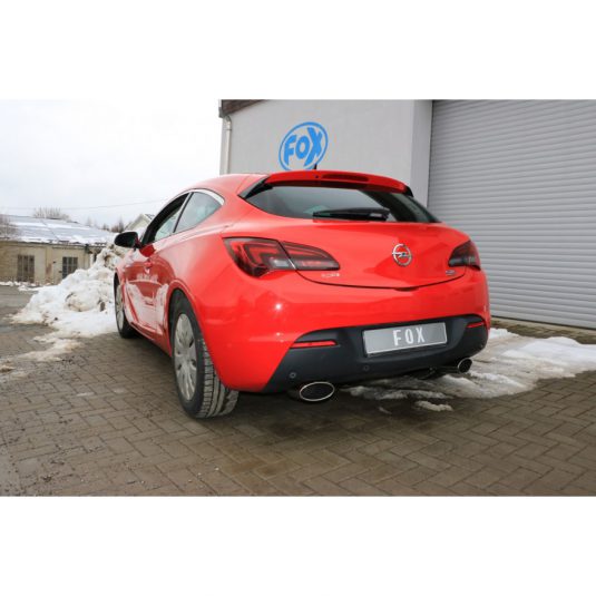 Opel Astra J GTC EndschalldÃ¤mpfer quer Ausgang rechts/links – 160×90 Typ 38 rechts/links